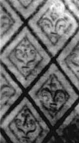 Detail vzoru draperie v apsid